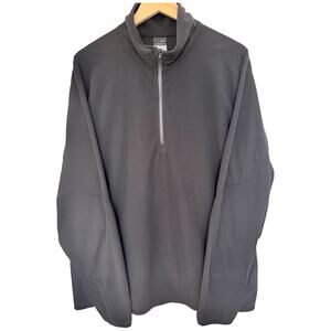 Nike Dri Fit Quarter Zip Pullover Mens Medium Black Fiesta Bowl Athletic